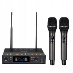 Socodox Juhtmevaba Uhf mikrofonis&uuml;steem, ulatus 100 m, karaoke Dj kirikule
