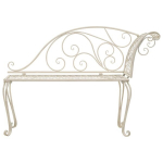 aia p&auml;evitustool，lamamistool 128 cm, metall, antiikvalge CFE782469