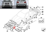 Bmw X5 E70 Avatud Ruudustik Paremale Originaal 51118038268