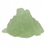 Dark Glow Rock Helendav Kivi Dekoratiivne Alpiaed m&otilde;&otilde;tmetega 8,4 cm x 5,8 cm x 4,2 cm