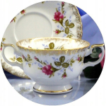 Malcer Porcelana Iwona roosi puljongitass, 400 ml