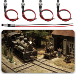 Emagtech 10 tk Spst mini surunupp eeljuhtmestatud 12v Dc 5a, juhtme pikkus 14 cm, nupu keerme l&auml;bim&otilde;&otilde;t 6.35 mm, neoonvalgustitele, Led-valgustite l&uuml;litile, auto signaalidele