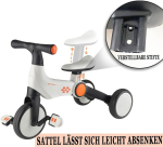 Vivachoice 3-in-1 tasakaaluratas ja kolmerattaline beebiratas | V&auml;ikestele avastajatele alates 2. eluaastast | Kokkupandav, reguleeritava k&otilde;rgusega (alates 32 cm) ja pedaalide v&otilde;imalusega | Vastupidav ja ohutu poistele ja t&uuml;drukutele
