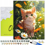 Maalid numbrite j&auml;rgi Raamil Oh Art!, Armas kassipoeg 40x50 cm, 40x50 cm