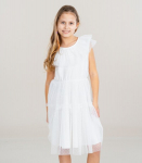 T&uuml;drukute kleit 242485 01, valge/valge