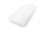 MATEX plekk JERSEY elastse ribaga 70x140 [TB0028_01] valge