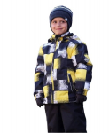 Huppa Poiste kevad-s&uuml;gis komplekt YOKO, yellow pattern/ black