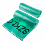 E-pack Pr&uuml;gikotid sorteerimiseks 120l rohelised Klaas 100 tk (10 rulli) 35 mikr