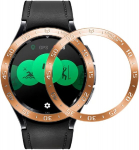 Giopuey kaitsev r&otilde;ngas, &uuml;hildub samsung galaxy watch 6 classic 43 mm, bezel ring bezel styling bezel protective case, kaitsev r&otilde;ngas valmistatud alumiiniumisulamist metallist - a-rose gold