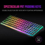Mars Gaming Mkultra, mehaaniline klaviatuur, must, Rgb, kompaktne 96%, Outemu Sq Red l&uuml;litid, Portugali-usa paigutus