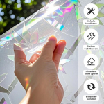 Aknakile, v&auml;ljastpoolt l&auml;bipaistmatu [45 x 200 cm], isekleepuv ja p&auml;ikesekaitsega - lai mattklaasist kile ilma liimita - privaatsuskile privaatsuse tagamiseks kodus/kontoris - paigaldusabi kaasas