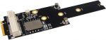 Lehang Mini Pci-e kuni M.2 (ngff) Key M adapter Sim-kaardi pesaga Wifi/wwan/lte moodulile