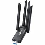 Comfast Usb Wifi v&otilde;rgukaart 1300mbps + Bluetooth Bt 5.4 adapter 5ghz 2.4ghz