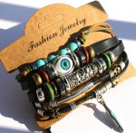 Magiie naiste meeste paaride k&auml;ev&otilde;rud k&auml;sitsi valmistatud mitmekihiline k&auml;ev&otilde;ru Devil Eye reguleeritav, nahast