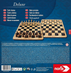 Noris Spiele 606104577 "deluxe" puidust male ja kabe m&auml;ng