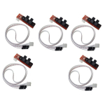 Arceli 5 tk Cnc 3d printeri mehaaniline optiline piirl&uuml;liti Endstop kaabliga Ramps 1.4 Makerbot Prusa Mendel Reprap jaoks