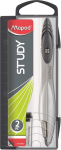 Maped - Compass Study Refill + Lead Case - Metall - koolile - hall komplekt