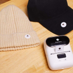 Phomemo termokleebised, &uuml;mmargused isekleepuvad kleebised Phomemo M200 / M110 etiketiprinterile, 20 x 20 mm (0,78"x 0,78") termokleebised, isetehtud kleebised, 300 kleebist/rull, (valged &uuml;mmargused kleebised)