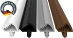 Uksetihend paisumisevastase keermega 3 mm, soone laius 7 mm, soone s&uuml;gavus 12 mm, voldi laius, kiire ja lihtne paigaldus, kvaliteetne maja uksetihend, kummist tihend