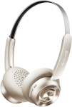 Ikf R1 Pop juhtmevabad retro k&otilde;rvaklapid, bluetooth-k&otilde;rvaklapid Enc selgete k&otilde;nedega, 75 tundi m&auml;nguaega, m&uuml;rasummutus, Eq režiimid, Setero heli, l&auml;bipaistvusrežiim arvutitele/telefonidele (hall/valge)