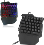 Bewinner &uuml;he k&auml;ega mehaaniline Rgb m&auml;nguriklaviatuur, 35 klahvi, kaasaskantav mini m&auml;nguriklaviatuur, ergonoomiline m&auml;ngukontroller, mini Usb m&auml;nguriklaviatuur s&uuml;learvutile, Pc-le, Xboxile, Ps4-le, Switchile, m&auml;nguritele