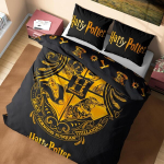 Harry Potter tekikottide komplekt poistele ja teismelistele, laste voodipesu erinevates suurustes (must double)