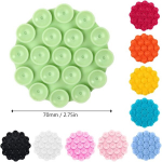 Puedno 10 silikoonist mobiiltelefoni hoidiku komplekt, iminapp, isekleepuv iminapp, silikoonist auto telefoni iminapp selfide ja videote jaoks, 10 v&auml;rvi