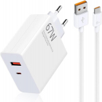 67 w turbocharge laadija usb c laadimiskaabliga xiaomi jaoks, 1.5 m usb c laadimiskaabli toiteallikad kiirlaadija xiaomi 14 xiaomi 13t pro pad 6 redmi note 13 pro 12 11 pro 11s poco x6 pro m6