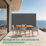 K&uuml;ljetuulekaitse,, 160 x 450 cm, antratsiit, K&uuml;ljetuulekaitse, SONGMICS GSA569G01, 160 x 450 cm, antratsiit