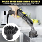 K&auml;rcher aurupuhasti tarvikud K&auml;rcher Sc1 Sc2 Sc3 Sc4 Sc5 jaoks - varuosade komplekt, sealhulgas pikendatud otsik, kaardus otsik, &uuml;mmargune hari t&otilde;husaks puhastamiseks