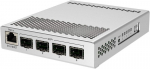 Mikrotik Crs305-1g-4s+in v&otilde;rgul&uuml;liti Hallatav Gigabit Ethernet (10/100/1000) Ethernet &uuml;hendus, toetab toiteallikat l&auml;bi selle pordi (poe), valge
