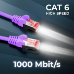 Deleycon Cat6 patch-kaabel S-ftp/pimf (erinevad v&auml;rvid) Cat. 6 v&otilde;rgukaabel. Ethernet v&otilde;rgukaabel [250&ndash;25 m] topeltvarjestatud