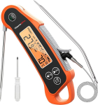 Thermopro tp710 lihatermomeeter 2 sondi, k&uuml;psetustermomeeter ip65, veekindel termomeeter, k&ouml;&ouml;giviljatermomeeter, grilltermomeeter koos alarmiga bbq grillile, hollandi ahjule