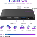 Surface Pro Usb dokkimisjaam, Bawanfa alumiiniumist Surface Pro 4/5/6 Usb 3.0 jaotur 4k Hdmi, 1 x Usb 3.0 pordi, 2 x Usb 2.0 pordi, Sd/micro Sd kaardilugejaga Microsoft Surface Pro 4/5/6 jaoks