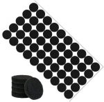 50 tk vildist liugurid toolidele, vildist liugurid, isekleepuvad, vildist liugurid, mustad, vildist liugurid, tool, vildist liugurid, mustad, toolidele, laudadele, m&ouml;&ouml;blile (15 mm)