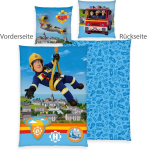 Herding Fireman Sam voodipesu, padjap&uuml;&uuml;r u 80 x 80 cm, tekikott u 135 x 200 cm, br&auml;ndi lukuga, 100% puuvill/renforc&eacute;