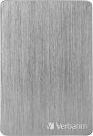 V&auml;line k&otilde;vaketas Verbatim Store 'n' Go Aluminium Slim 1tb h&otilde;bedane v&auml;line k&otilde;vaketas Usb 3.2 Gen 1 v&auml;line k&otilde;vaketas alumiiniumist k&otilde;vaketas Windows & Mac Os X kaasaskantav k&otilde;vaketas Usb k&otilde;vaketas