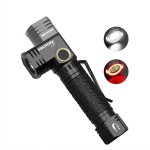 Nicron L71 punase tulega taskulamp, laetav led taskulamp, 90 kraadi, magnetiline alus, ip65 veekindel v&auml;liseiklusteks, &ouml;iseks n&auml;gemiseks, h&auml;daolukordadeks, 8 valgustusrežiimi, 1800 luumenit