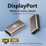 2 displayport pikendusjuhtme komplekt, hdmi nurgaadapter, isas-emase pikendusjuhtme pistik, &uuml;lik&otilde;rglahutusega pikendusadapter, 8k vertikaalne 90-kraadine dp isas-emase