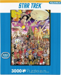 Aquarius Star Trek pusle (3000 t&uuml;kki) - ametlikult litsentseeritud Star Trek kaubad ja kollektsioneerimisesemed - peegeldusvaba - t&auml;pne sobivus - praktiliselt puudub pusletolm - 81 x 114 cm