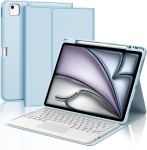 Jademall Klaviatuur Ipad Pro 13 - Juhtmevaba klaviatuur puuteplaadiga Ipad Pro 13 M4 2024 jaoks, kaitse&uuml;mbris pliiatsi hoidjaga, Qwertz saksa