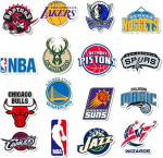 Yoimckay 32 korvpalli kleebise pakki, nba meeskonna kleebised, meeskondade kollektsiooni kleebised, vin&uuml;&uuml;lkleebised mootorratastele, s&uuml;learvutile, jalgrattale, rulale, lumelauale, pagasile, kingitus lastele, teismelistele, t&auml;iskasvanutele