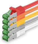 Cat7 v&otilde;rgukaabel - cat 7 ethernet kaabel, v&otilde;rgu / interneti / dsl / modemi / ruuteri / hub patch kaabel, lan kaabel, raw kaabel, 10 gb/s (s-ftp pimf), patch kaabli komplekt rj 45 pistikuga, cat.6a