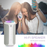 Ortizan bluetooth k&otilde;lar, bluetooth kast led-valgustusega, kaasaskantav mini muusikakast k&auml;ed-vabad funktsiooniga, ipx7 veekaitse ja 360&deg; ruumiline heli, juhtmevaba v&auml;lisk&otilde;lar aux, tf