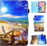 Cxtcase &uuml;mbris samsung galaxy tab s6 lite 10.4 tolli 2022/2020 jaoks, kaitse&uuml;mbris koos statiivi funktsiooniga samsung galaxy tab s6 lite 2022/2020 jaoks (sm-p610/p613/p615/p619), blue sky