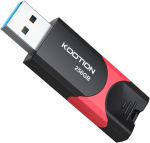 USB pulk Usb m&auml;lupulk 256 gb usb 3.0, kootion usb m&auml;lupulk 256 gb m&auml;lupulk, libistatav usb 3.0 v&auml;lkm&auml;lu, unikaalne andmesalvestus, must/punane