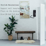 Ashata seinatelefon, juhtmega telefon, laua seinatelefon, kompaktne telefon kordusvalimisega, lauatelefon, analoogtelefon, v&auml;lklambi funktsioon kodule, kontorile, hotellile (must)