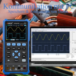 Hds2202s Owon 3-in-1 k&auml;eshoitav ostsilloskoop, 200 Mhz ribalaius, 1gs/s diskreetimissagedus + 4 1/2 kohaline multimeeter + 25 Mhz signaaligeneraator, 3,5-tolline Lcd reguleeritava heledusega