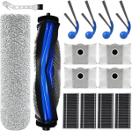 Diansung tarvikute asenduskomplekt Ecovacs Deebot T80 Pro Omni / T80 Omni / T80 Pro tolmuimejale, varuosa: 2 peamist harja, 4 tolmukotti, 4 k&uuml;lgharja, 4 filtrit