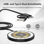 Mag-safe laadija 15 w magnetiline juhtmevaba laadimisalus induktiivne laadimisjaam &uuml;hildub magsafe laadijaga iphone 16/16 pro max 15/15 pro/15 pro max 14 13 12